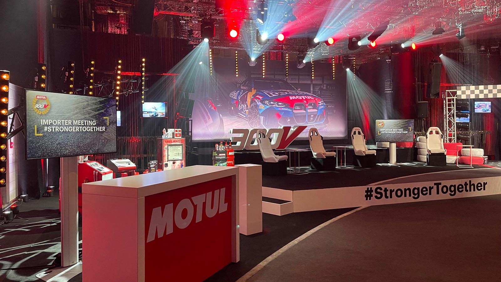 Digital importer meeting from Motul GmbH - the stage