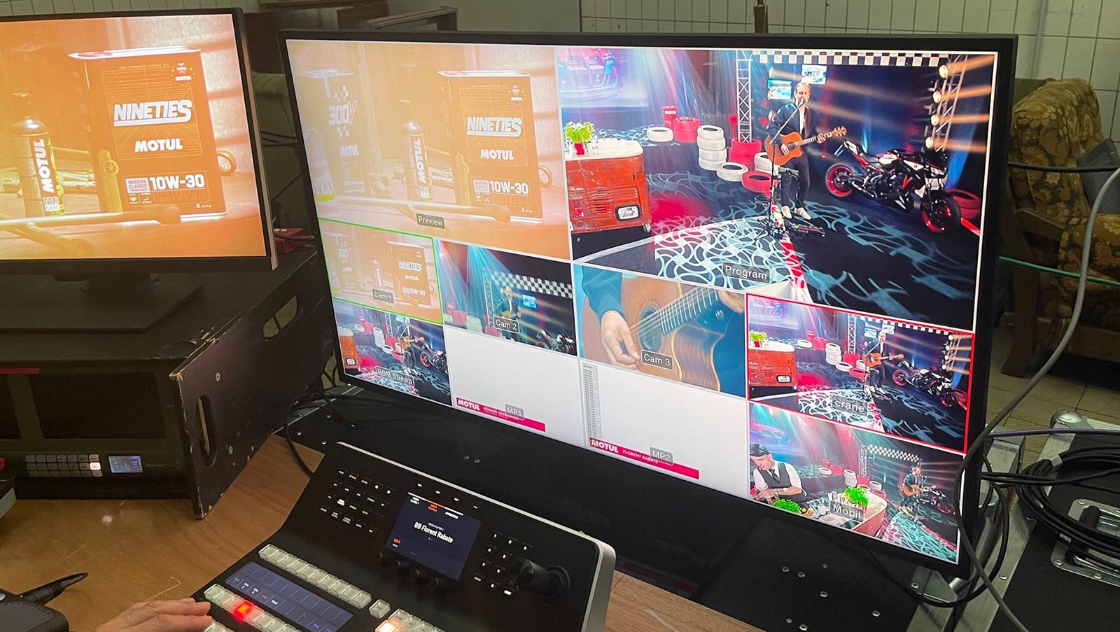 Digital importer meeting from Motul GmbH - the transmission of the Full HD live stream