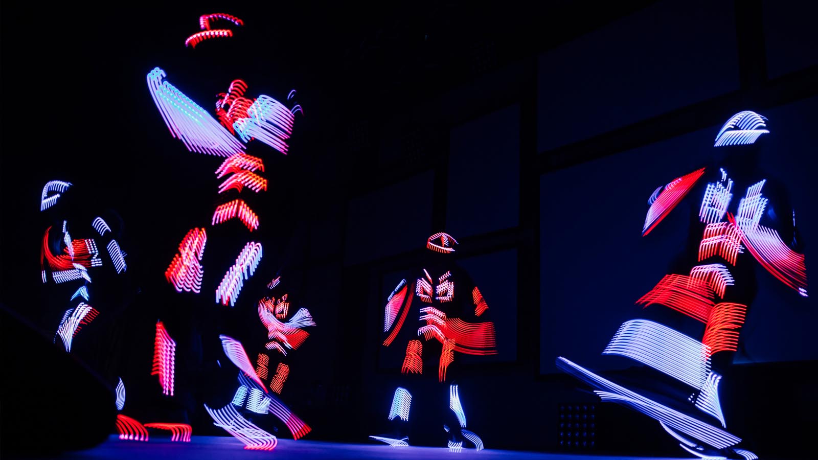 Warth&Klein 60th company anniversary - light show dance